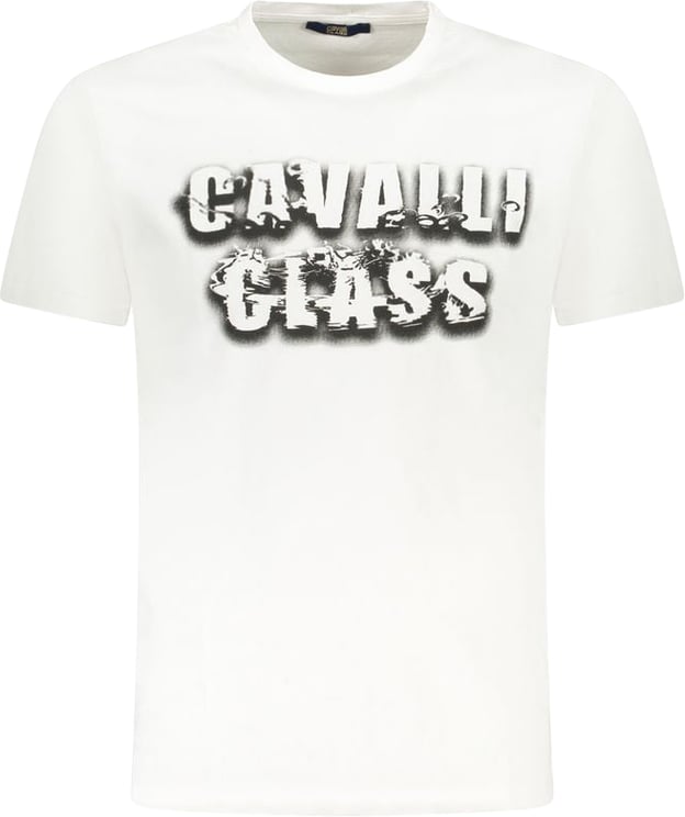 Cavalli Class Cavalli Class Bianco Cotton Men T-Shirt