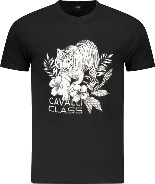 Cavalli Class Cavalli Class Nero Cotton Men T-Shirt