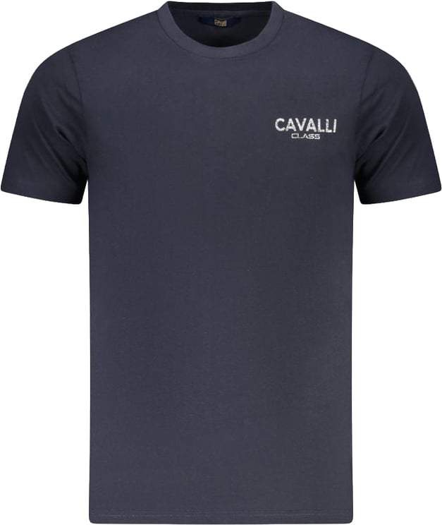 Cavalli Class Cavalli Class Blu Cotton Men T-Shirt