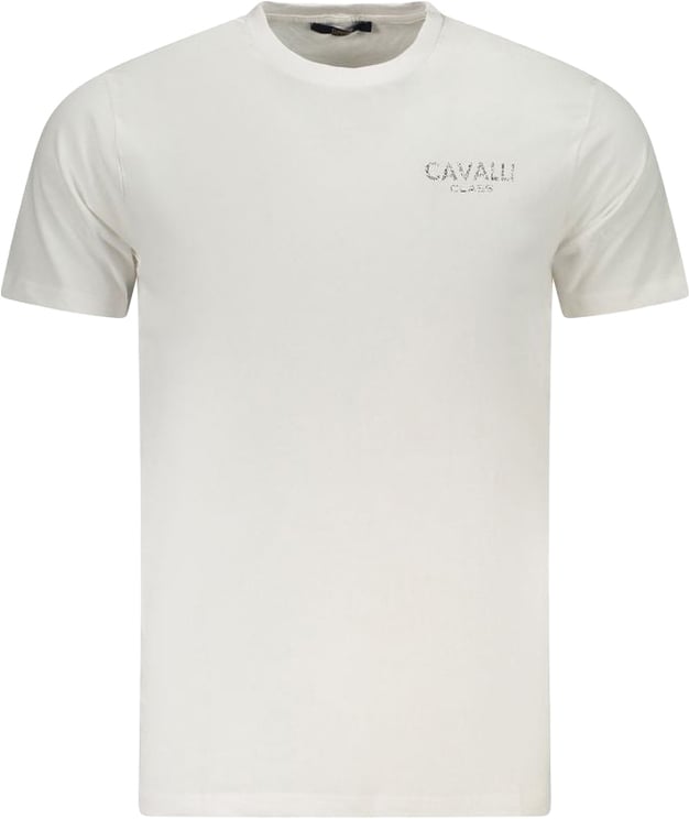 Cavalli Class Cavalli Class Bianco Cotton Men T-Shirt