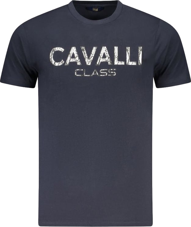 Cavalli Class Cavalli Class Blu Cotton Men T-Shirt