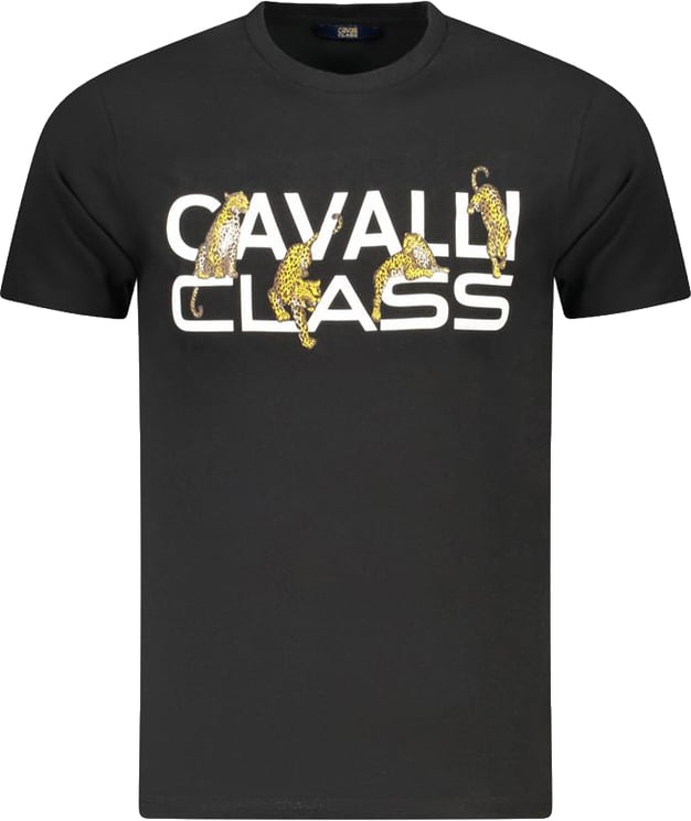 Cavalli Class Cavalli Class Black Cotton Men's T-Shirt