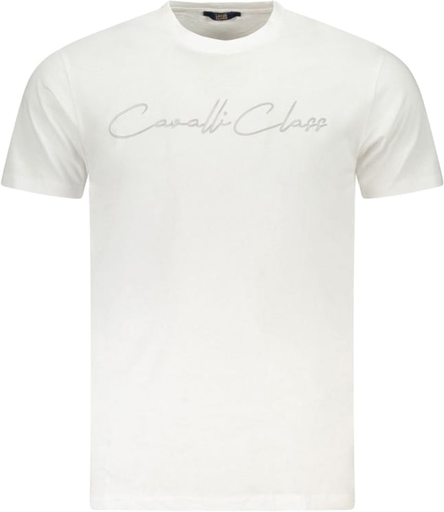 Cavalli Class Cavalli Class White Cotton Mens TShirt