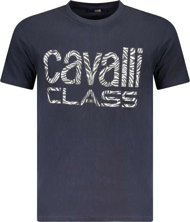 Cavalli Class Cavalli Class Blue Cotton Men T-Shirt