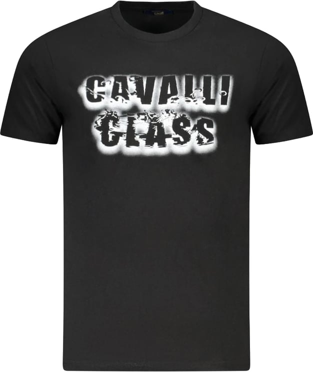 Cavalli Class Cavalli Class Black Cotton Mens T-Shirt