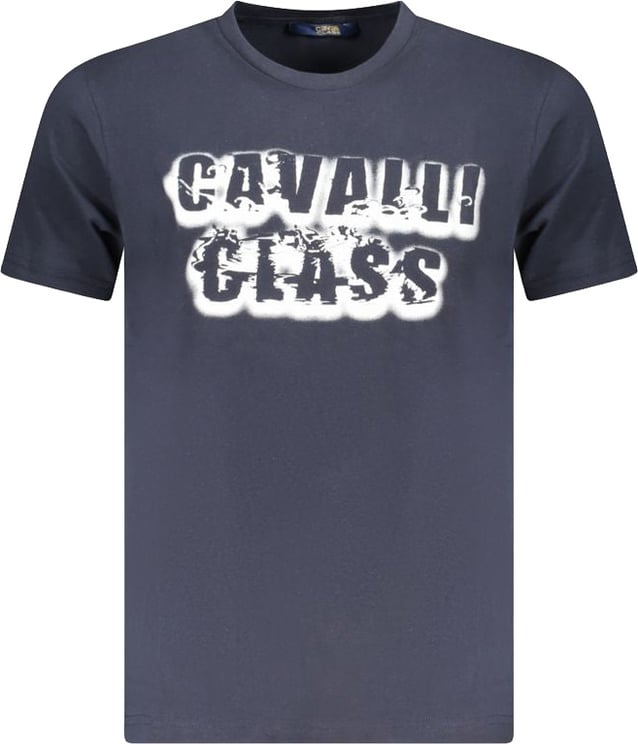 Cavalli Class Cavalli Class Blu Cotton Men T-Shirt