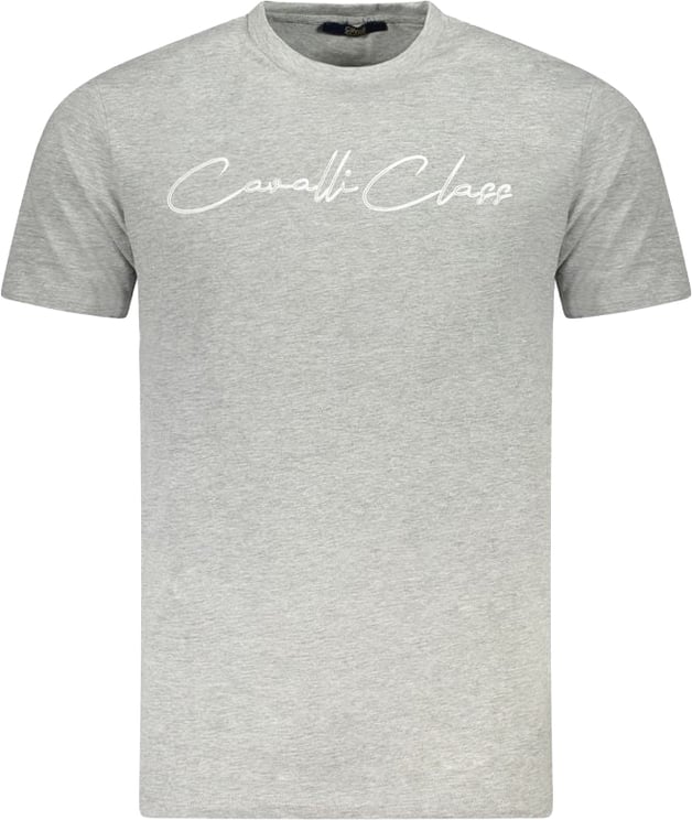Cavalli Class Cavalli Class Grigio Cotton Men T-Shirt