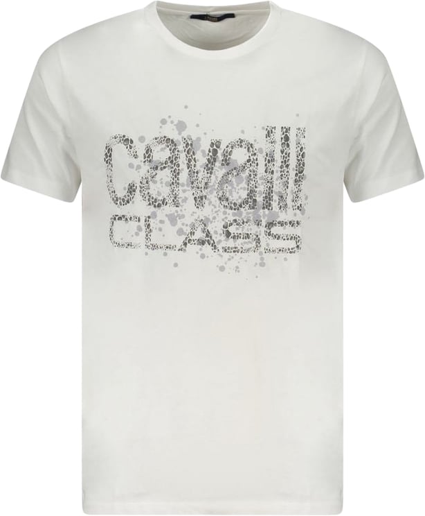 Cavalli Class Cavalli Class Bianco Cotton Men T-Shirt