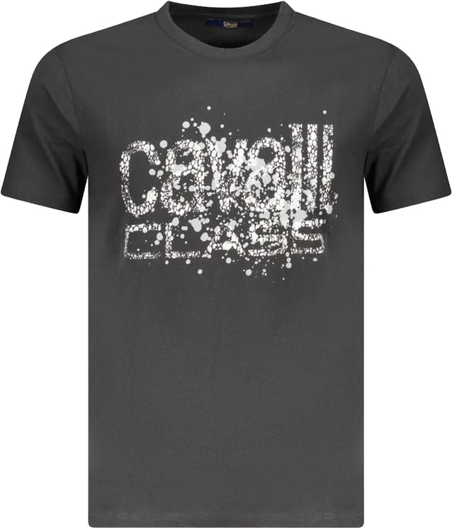 Cavalli Class Cavalli Class Black Cotton Men T-Shirt