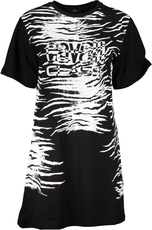Cavalli Class Cavalli Class Black Cotton Women Dress