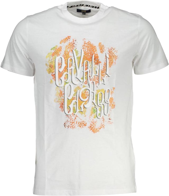 Cavalli Class Cavalli Class Bianco Cotton Men T-Shirt