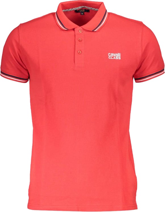 Cavalli Class Cavalli Class Rosso Cotton Men Polo