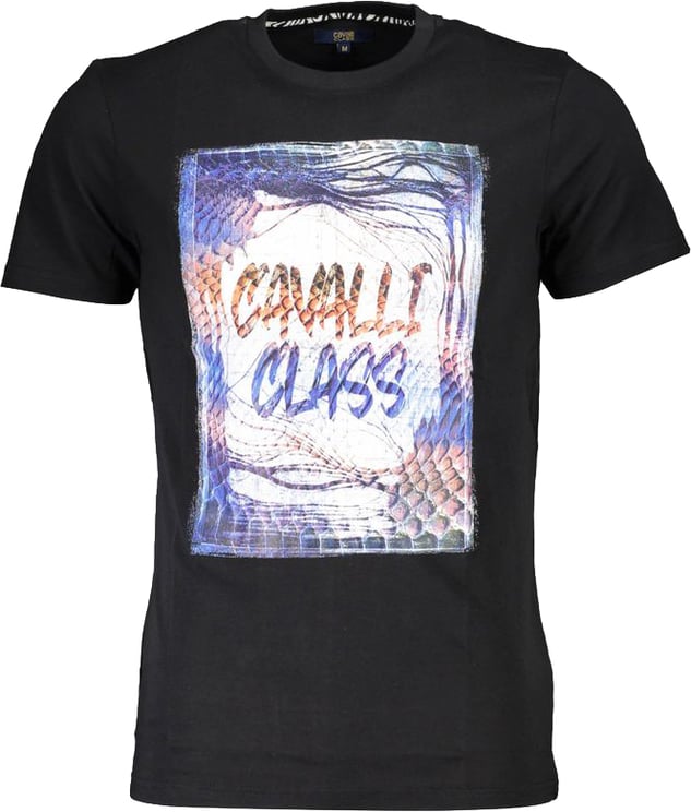 Cavalli Class Cavalli Class Black Cotton Men's T-Shirt