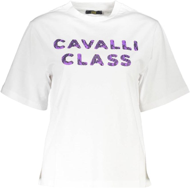 Cavalli Class Cavalli Class Bianco Cotton Women T-Shirt