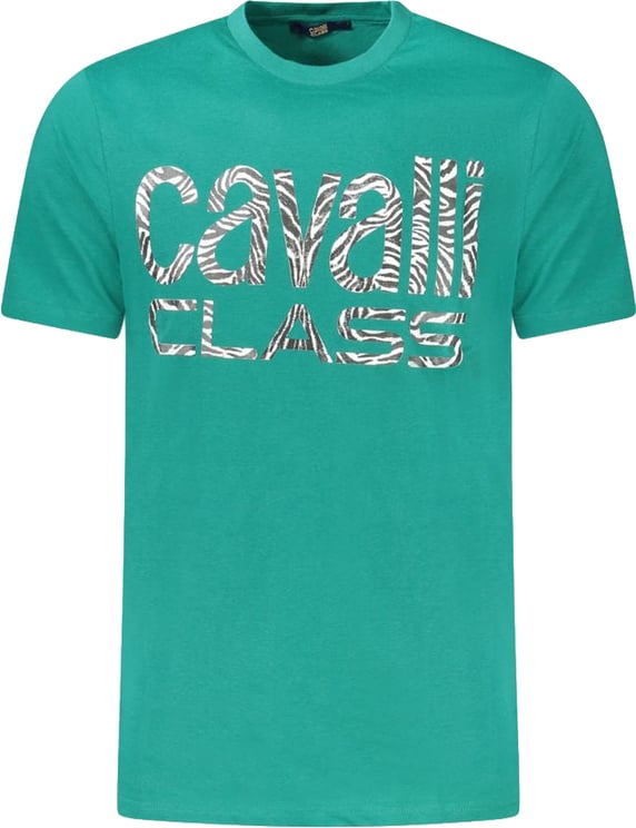 Cavalli Class Cavalli Class Verde Cotton Men T-Shirt