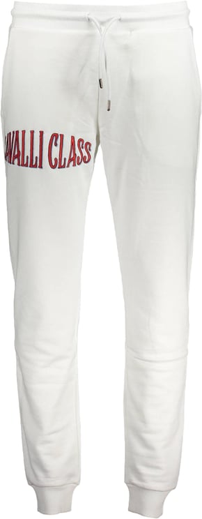 Cavalli Class Cavalli Class Bianco Cotton Men's Sweatpant