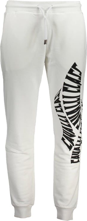 Cavalli Class Cavalli Class Bianco Cotton Men Sport Pant