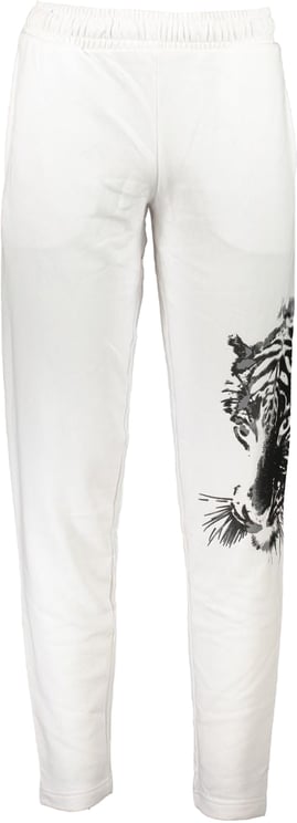 Cavalli Class Cavalli Class Bianco Cotton Men's Track Pant