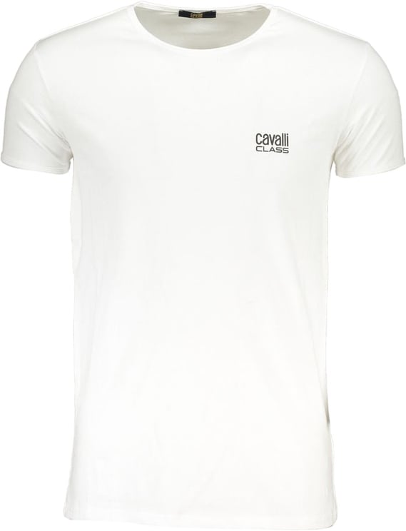 Cavalli Class Cavalli Class Bianco Cotton Men T-Shirt