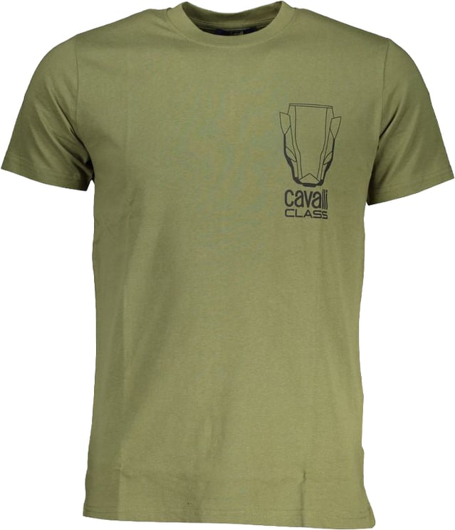 Cavalli Class Cavalli Class Verde Cotton Men T-Shirt