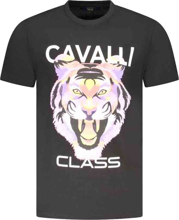 Cavalli Class Cavalli Class Nero Cotton Men's T-Shirt