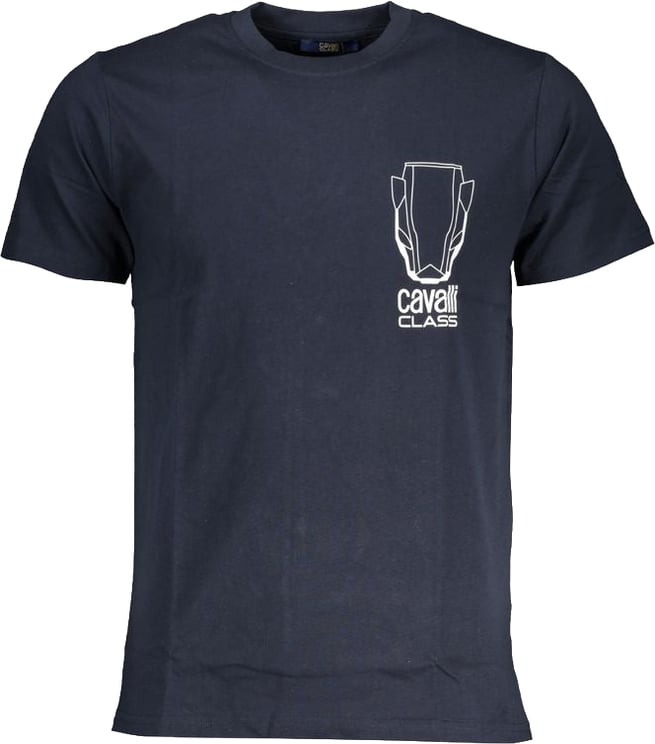 Cavalli Class Cavalli Class Blu Cotton Men T-Shirt