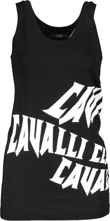 Cavalli Class Cavalli Class Black Cotton Women Tank Top