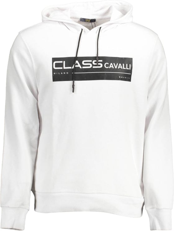 Cavalli Class Cavalli Class White Cotton Men Sweatshirt