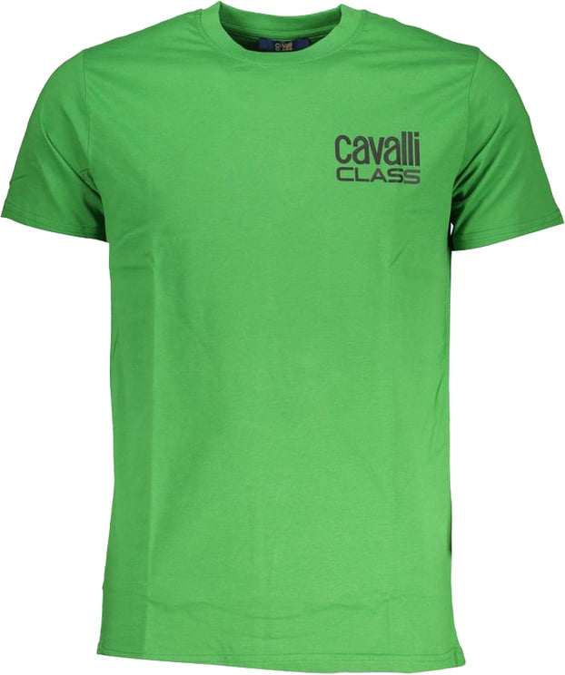 Cavalli Class Cavalli Class Verde Cotton Men T-Shirt