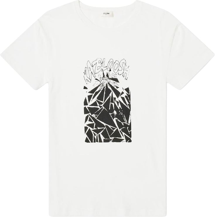 Celine Celine Printed Cotton T-Shirt