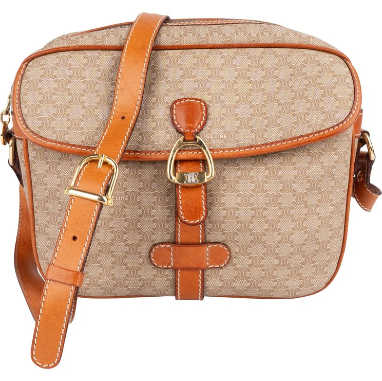 Celine Celine Monogram Macadam Crossbody Bag