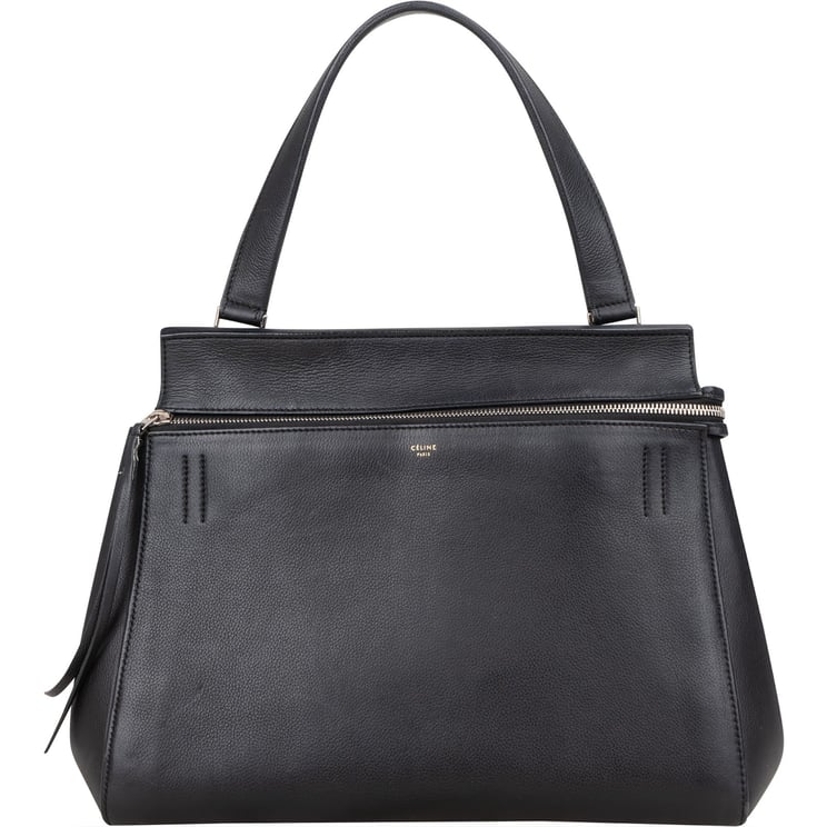 Celine Céline Grained Leather Edge Handbag