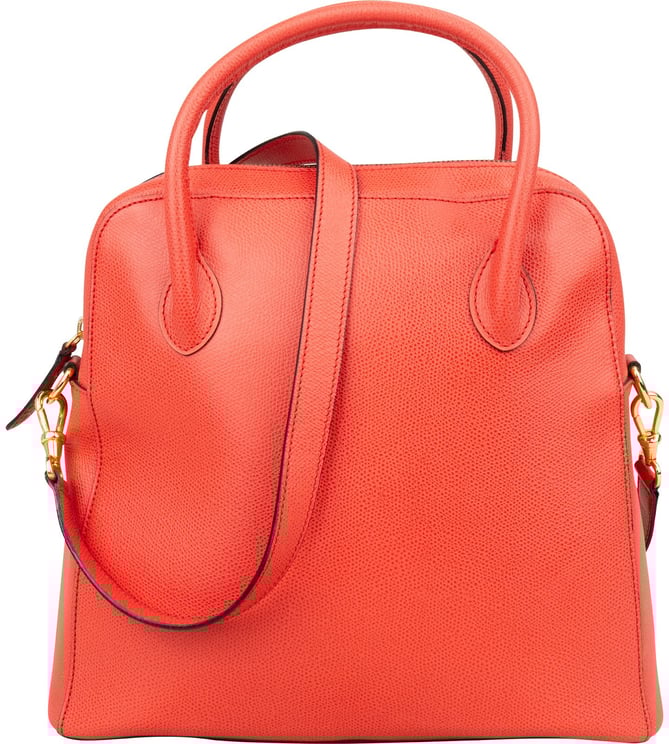 Celine Céline Grained Leather Dome Handbag