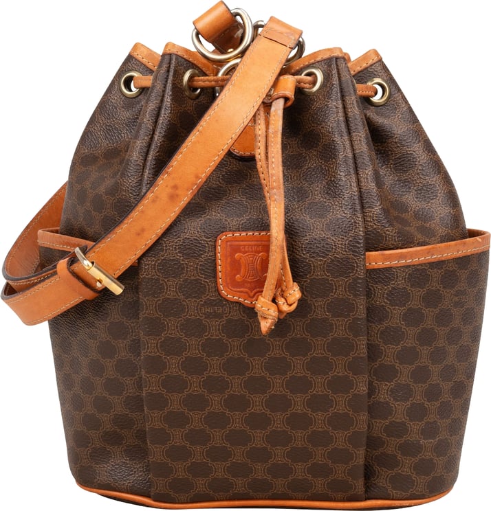 Celine Celine Macadam Monogram Bucket Shoulder Bag