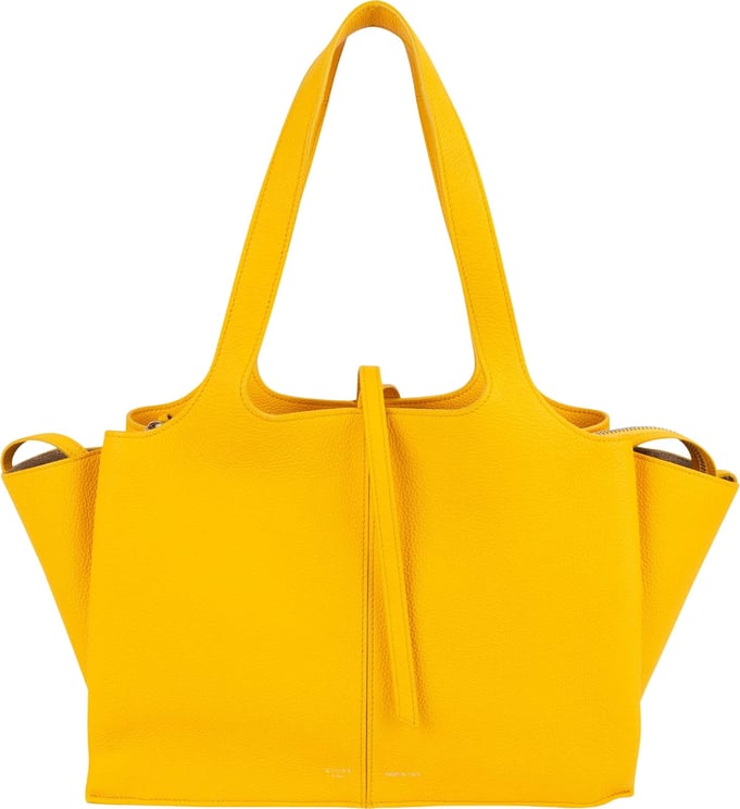 Celine Celine Grained Calfskin Small Tri-Fold Shoulder Bag