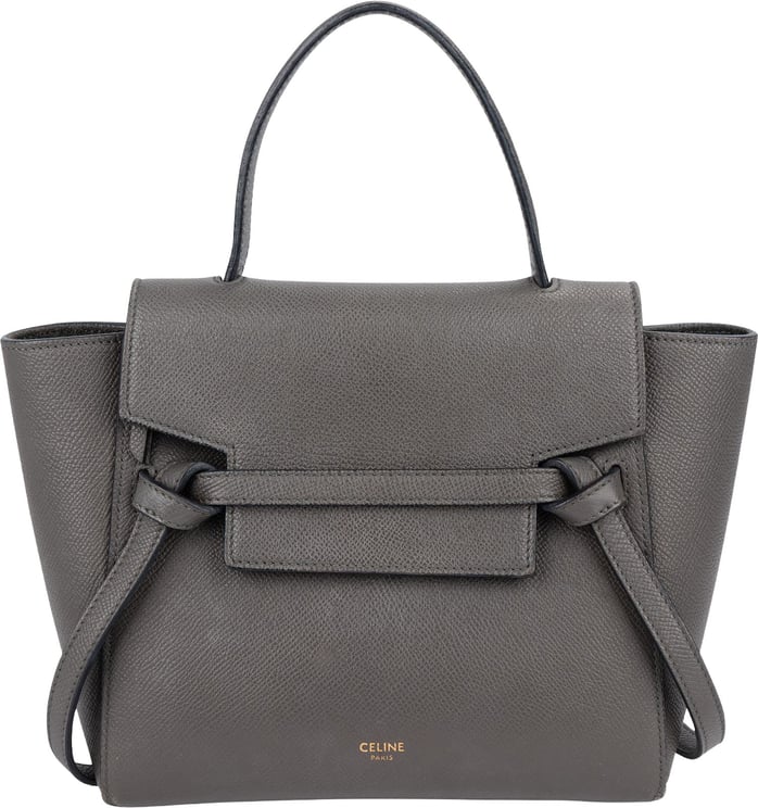 Celine Celine Grained Leather Belt Nano Handbag
