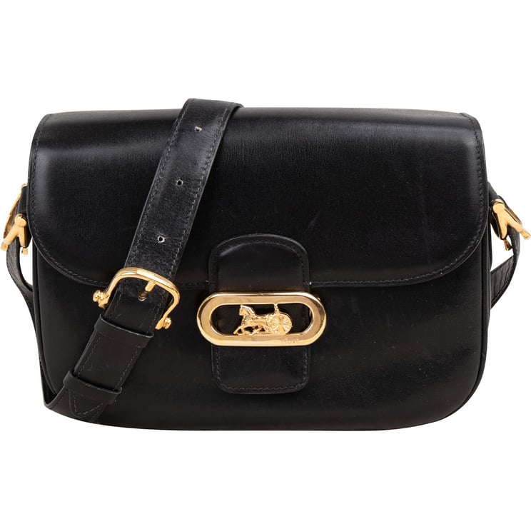 Celine Celine Boxcalf Horse Carriage Triomphe Crossbody Bag