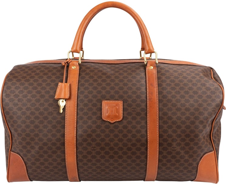 Celine Celine Macadam Monogram Boston 50 Travel Bag