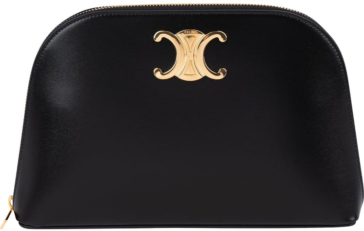 Celine Celine Smooth Calfskin Triomphe Clutch