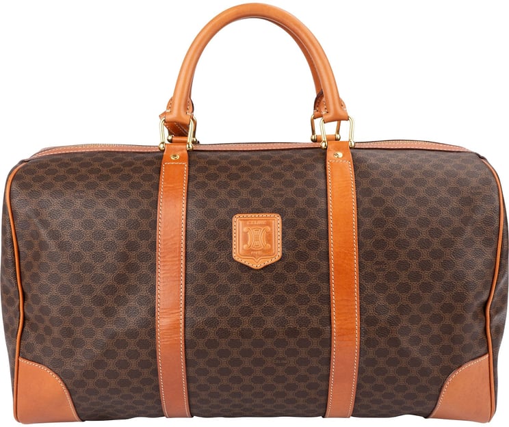Celine Celine Monogram Macadam Canvas Boston 45 Travel Bag