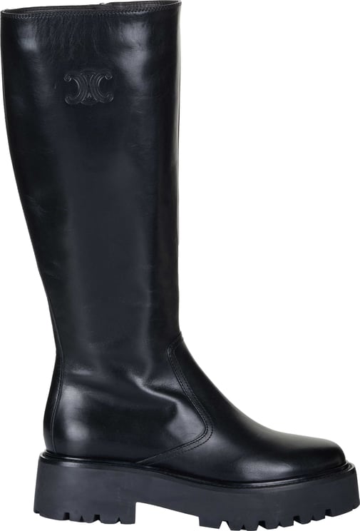 Celine Celine Bulky Calfskin Stiefel schwarz