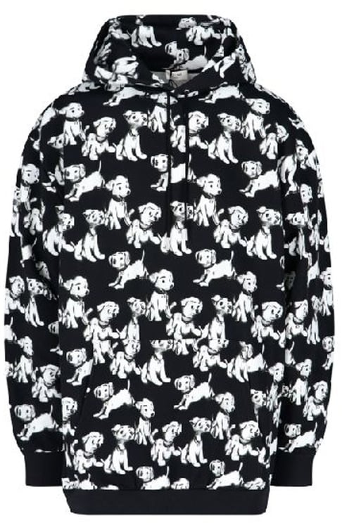 Celine Celine Hooded Printed Dogs Sweatshirt