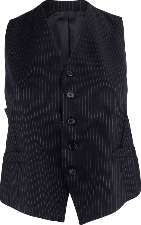 Celine Celine Laine Pinstripes Vest (D36 / FR38)