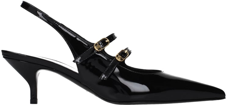 Celine Celine Black Leather Sandals