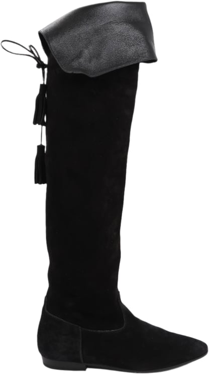 Celine Celine Chat Botté Over-The-Knee Flat Boot in Suede Calfskin in Size 38 RM0220
