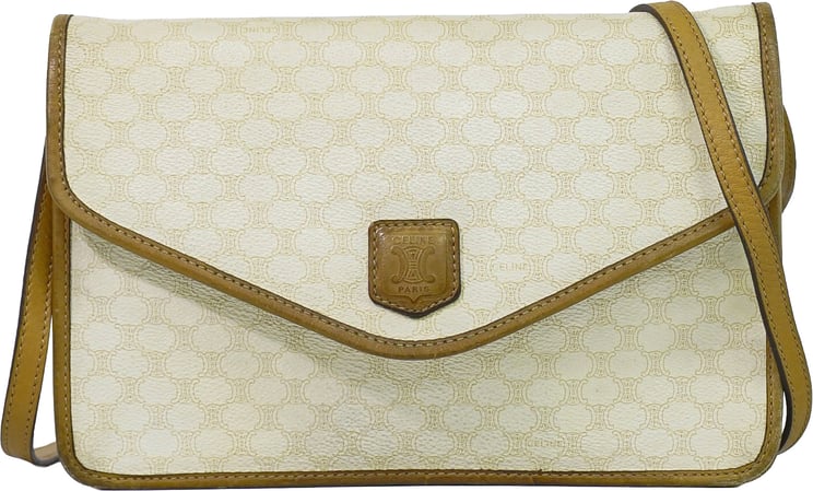 Celine Celine Flap Shoulder Canvas