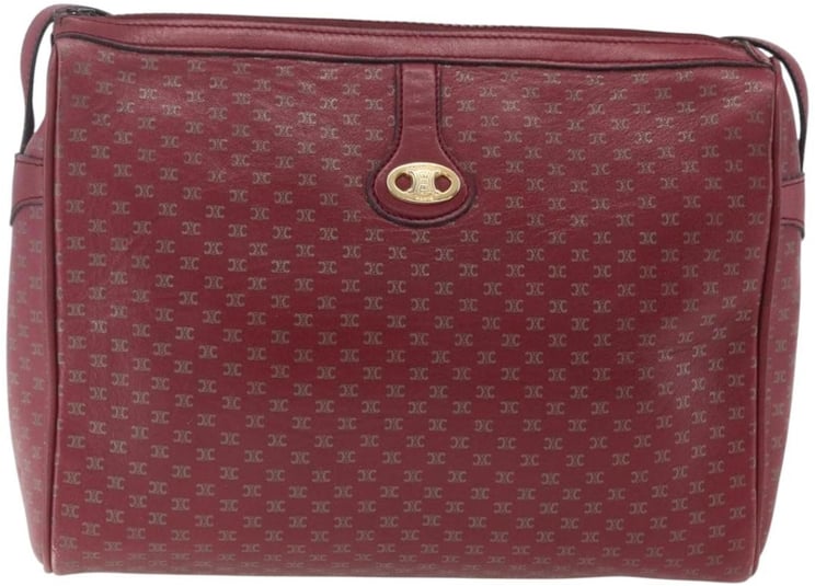 Celine Celine Vintage Macadam Shoulder Bag Leather