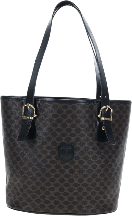 Celine Celine C Macadam Tote PVC leather/ Macadam canvas