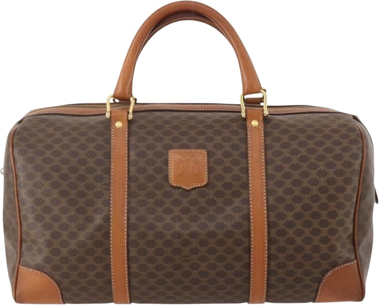 Celine Celine Vintage Duffle Bag Macadam Coated Canvas Medium