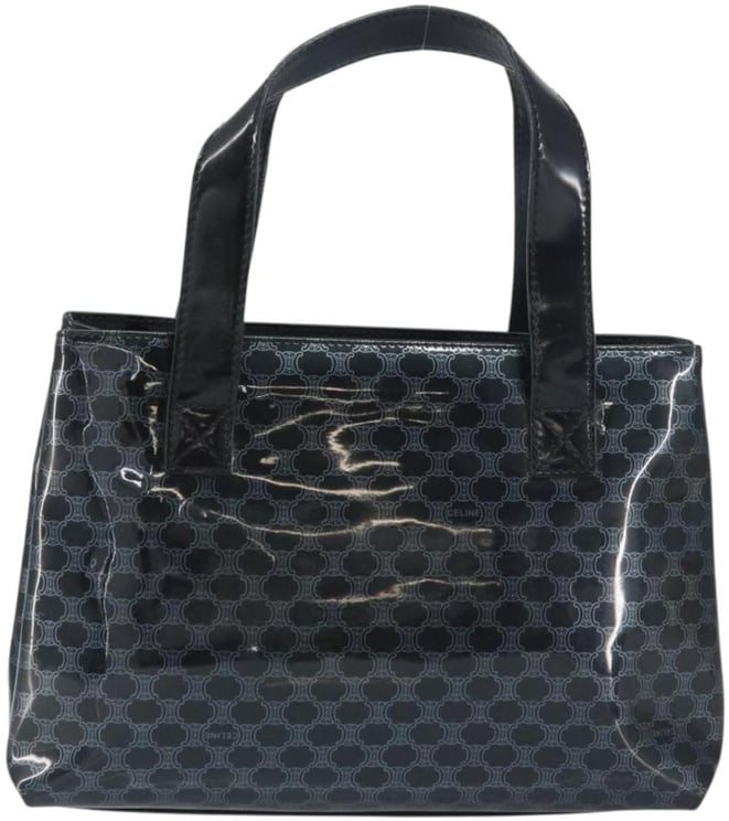 Celine Celine Vintage Macadam Shopper Tote Venyl